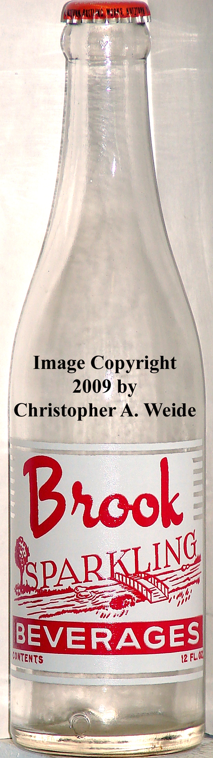 Vintage soda pop bottle label CHERRY BLOSSOMS 24oz St Louis MO unused n-mint+